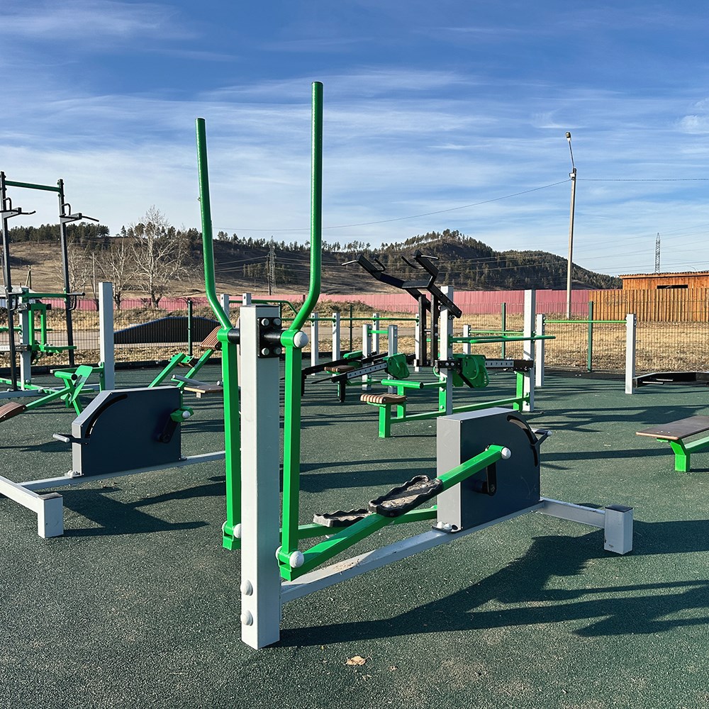 Современная площадка ГТО с оборудованием компании «Аркода» открылась в селе Турунтаево