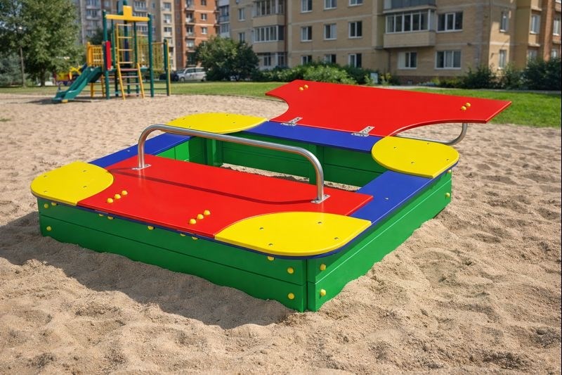 ДП-003 Песочница с крышкой ДП-003