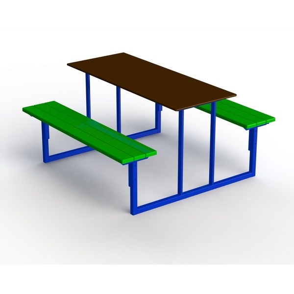 Л-110 Стол с лавками детский Л-110
