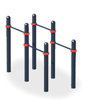 СО-193 Двойные брусья для воркаута СО-193