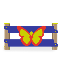 ГО-007 Газонное ограждение детское (секция) ГО-007