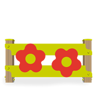 ГО-008 Газонное ограждение детское (секция) ГО-008