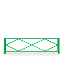 ГО-018 Газонное ограждение (секция) ГО-018