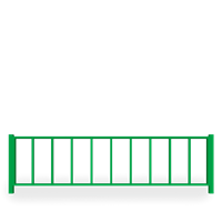 ГО-020 Газонное ограждение (секция) ГО-020