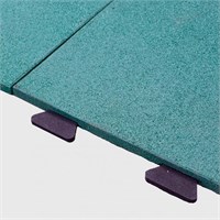 Резиновая плитка 1000×1000×30 мм со скрытым креплением «ласточкин хвост», основание ровное 10393