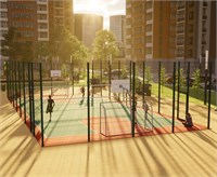 УСП-1/СТ Универсальная спортивная площадка 21х10 м (стандарт) УСП-1/СТ